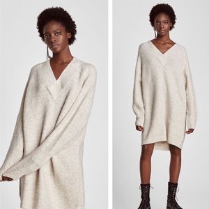 ZARA NWT Oversized Sweater Dress